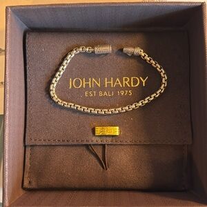Brand new John Hardy box chain bracelet - small 6.25”, sterling silver
